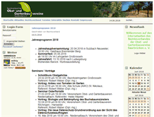 Tablet Screenshot of gartenbauvereine-saarbruecken.de